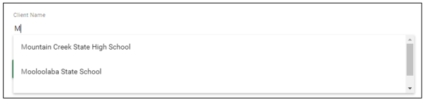 Autocomplete Example